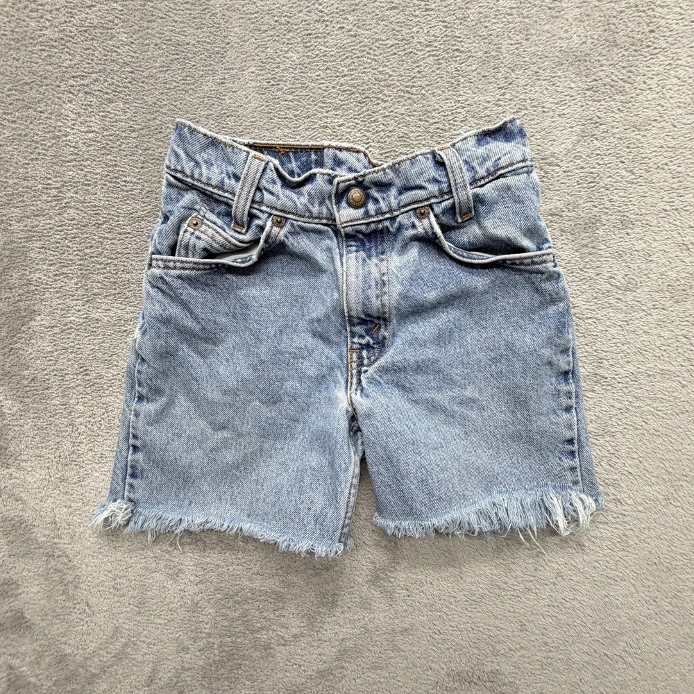 Levi's‎ Shorts Kids Size 11 Blue Cut-Off 550 Relaxed Fit Denim